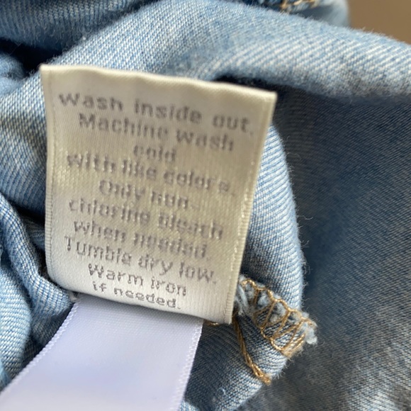 Lauren Conrad denim top - Picture 5 of 6